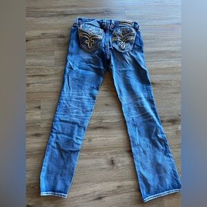 Rock Revival Blue Boot Cut Jeans